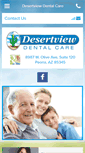 Mobile Screenshot of desertviewdentalcare.com