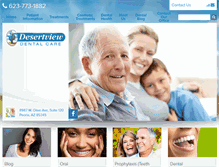 Tablet Screenshot of desertviewdentalcare.com